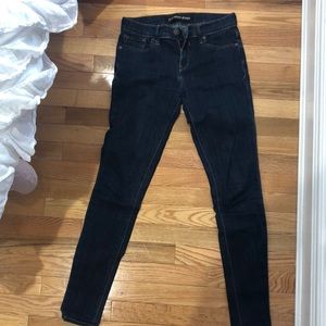 Skinny blue jeans from Express